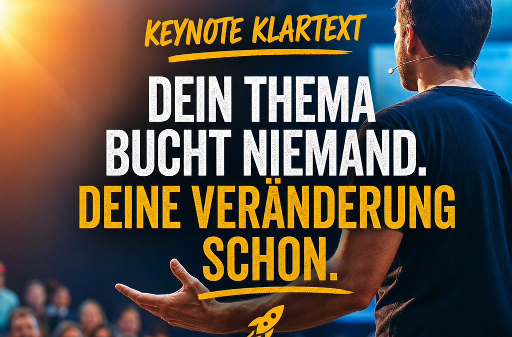 Vom Thema zur Transformation: Wie Keynotes Veränderung bewirken