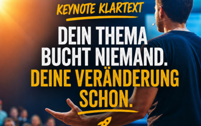 Vom Thema zur Transformation: Wie Keynotes Veränderung bewirken