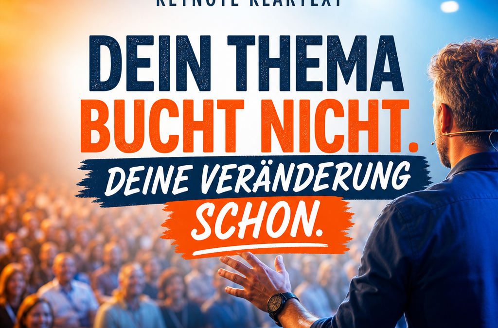 Transformative Keynotes: Der Wandel von Themen zu Veränderungen