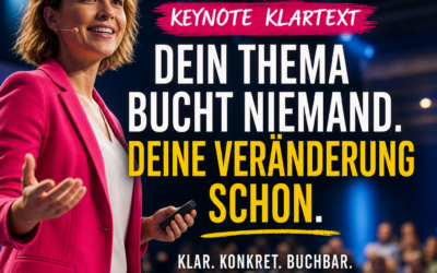Klarheit statt Themenflut: Wie deine Keynote wirklich Wirkung erzielt